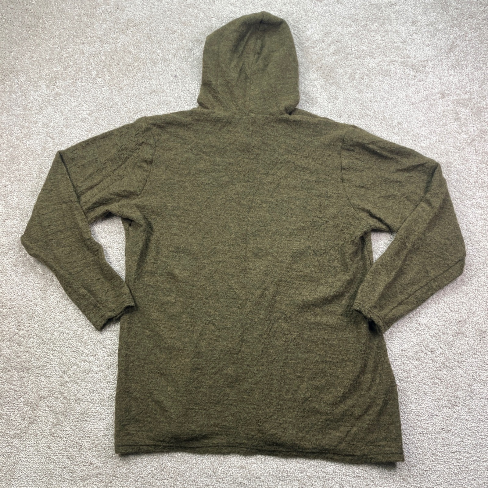 Appalachian Gear Company Women Xl Hoodie Green 100% Peruvian Alpaca Yarn Usa — image 2 of 6